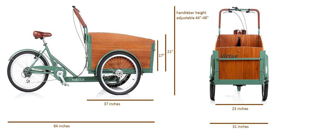 Virtue top cargo bike